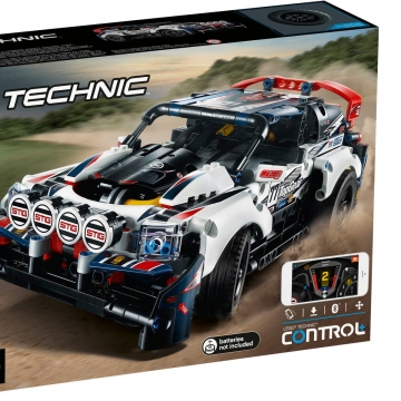 LEGO乐高42109 科技机械组遥控拉力赛车Top Gear男孩拼搭积木玩具