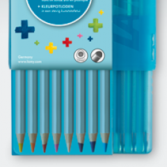 德国 lamy 彩色铅笔 12色 塑料盒装