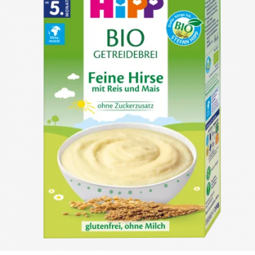 喜宝HIPP辅食有机精选小米米粉200g1段初段米粉米糊