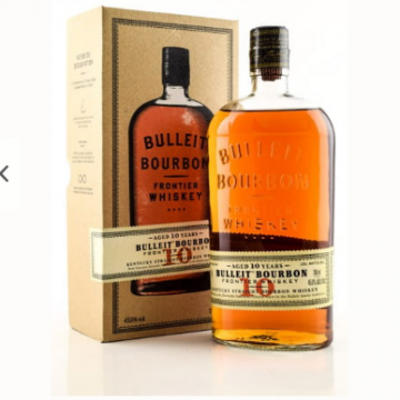 Bulleit Bourbon 10 年 布莱特威士忌 45.6% vol。0.7升 洋酒