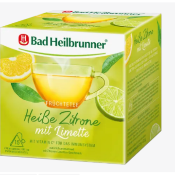 德国 Bad heilbrunner 海乐泉成人柠檬果茶